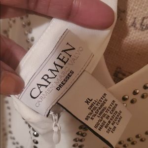 Carmen Marc Valo midi dress.